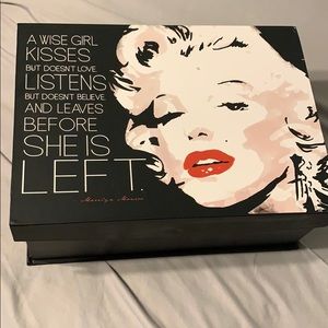 Marilyn Monroe storage box